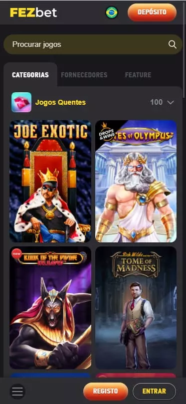 Giochi di casinò popolari su Fezbet